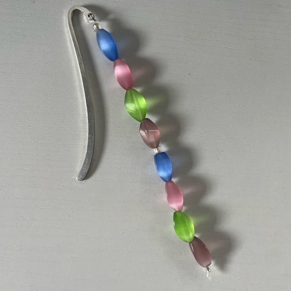 Handmade Colorful Beaded Bookmark